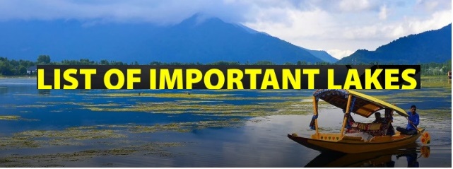 Important Lakes of India